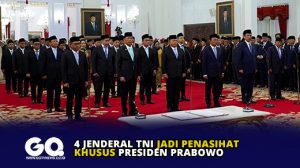 4 Jenderal TNI Jadi Penasihat Khusus Presiden Prabowo