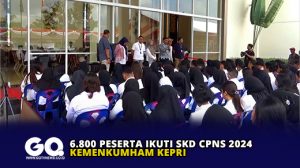 6.800 Peserta Ikuti SKD CPNS 2024 Kemenkumham Kepri