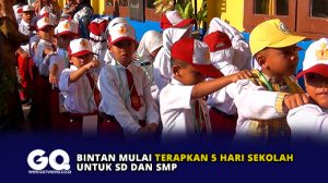 Bintan Mulai Terapkan 5 Hari Sekolah untuk SD dan SMP