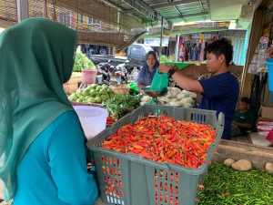 Harga Cabai Nano Naik di Pasar Bintan Center, Capai Rp. 60 Ribu per Kg