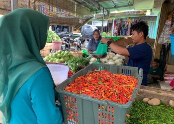Harga Cabai Nano Naik di Pasar Bintan Center, Capai Rp 60 Ribu per Kg.