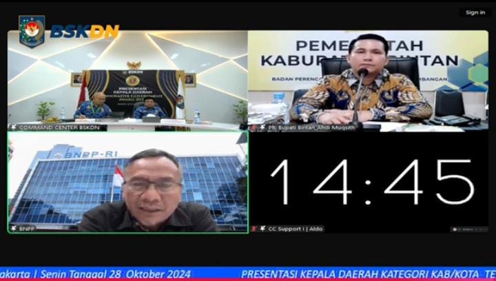 Lewat Inovasi BIP dan STV, Bintan Masuk Nominator Innovative Goverment Award 2024.