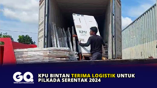 KPU Bintan Terima logistik untuk Pilkada Serentak 2024