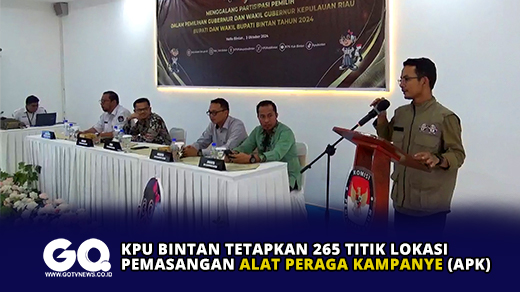 KPU Bintan Tetap 265 Titik Lokasi Pemasangan APK Kampanye