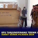 KPU Tanjungpinang Terima Logistik Surat Suara Pilkada 2024