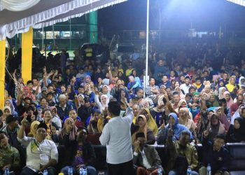 Kampanye "Sayang" Dihadiri Ribuan Warga di Simpang Lagoi Bintan.