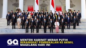 Menteri Kabinet Merah Putih Berangkat Pembekalan ke Akmil Magelang Hari Ini