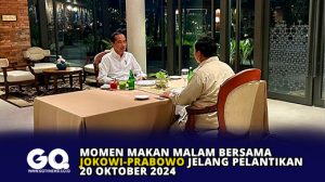 Momen Makan Malam Bersama Jokowi-Prabowo Jelang Pelantikan 20 Oktober 2024