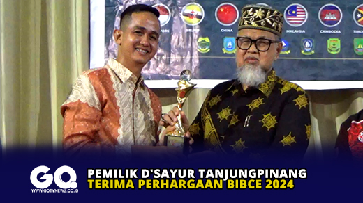 Pemilik D'Sayur Tanjungpinang Terima Perhargaan BIBCE 2024