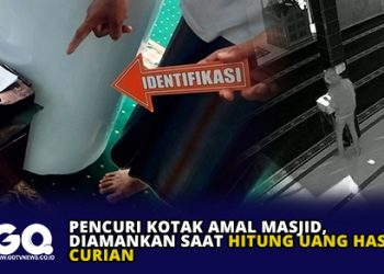 Pencuri Kotak Amal Masjid, Diamankan Saat Hitung Uang Hasil Curian