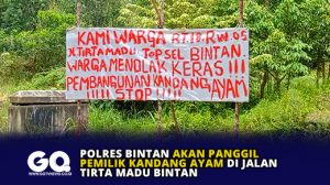 Polres Bintan Akan Panggil Pemilik Kandang Ayam di Jalan Tirta Madu Bintan