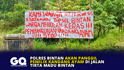 Polres Bintan Akan Panggil Pemilik Kandang Ayam di Jalan Tirta Madu Bintan