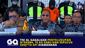 TNI AL Gagalkan Penyeludupan Narkoba, 10 Kg Sabu dan Sepucuk Senjata Api Diamankan