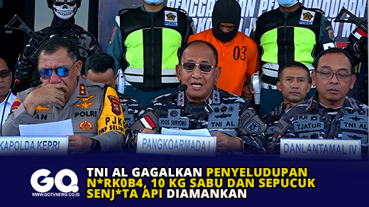 TNI AL Gagalkan Penyeludupan Narkoba, 10 Kg Sabu dan Sepucuk Senjata Api Diamankan