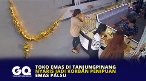 Toko Emas di Tanjungpinang Nyaris Jadi Korban Penipuan Emas Palsu