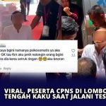 Viral, Peserta CPNS di Lombok Tengah Kaku Saat Jalani Tes