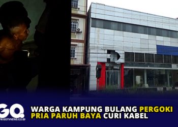 Warga Kampung Bulang Pergoki Pria Paruh Baya Curi Kabel