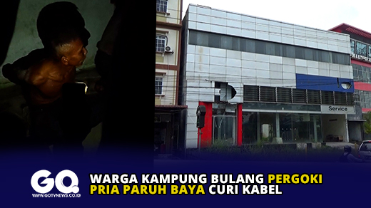 Warga Kampung Bulang Pergoki Pria Paruh Baya Curi Kabel