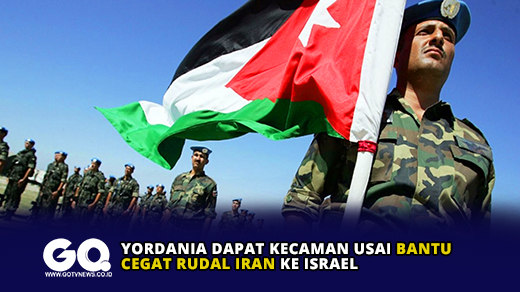 Yordania Dapat Kecaman Usai Bantu Cegat Rudal Iran ke Israel