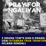 2 Orang Tewas dan 9 Orang Luka-Luka Usai Ditabrak Truk Tronton Akibat Hilang Kendali
