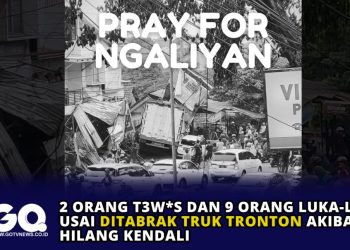 2 Orang Tewas dan 9 Orang Luka-Luka Usai Ditabrak Truk Tronton Akibat Hilang Kendali