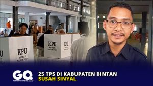 25 TPS di Kabupaten Bintan Susah Sinyal