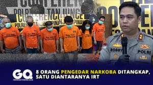 8 Orang Pengedar Narkoba Ditangkap, Satu Diantaranya IRT