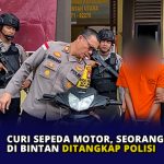 Curi Sepeda Motor, Seorang Pemuda di Bintan Ditangkap Polisi