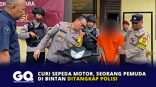 Curi Sepeda Motor, Seorang Pemuda di Bintan Ditangkap Polisi