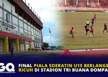 Final Piala Soeratin U15 Berlangsung Ricuh di Stadion Tri Buana Dompak
