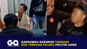 Gakkumdu Karimun Tangkap Dua Terduga Pelaku Politik Uang