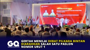 Gertak Menilai Debat Pilkada Bintan Diarahkan Salah Satu Paslon Nomor Urut 1