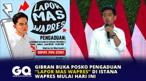 Gibran Buka Posko Pengaduan “Lapor Mas Wapres” di Istana Wapres Mulai Hari Ini