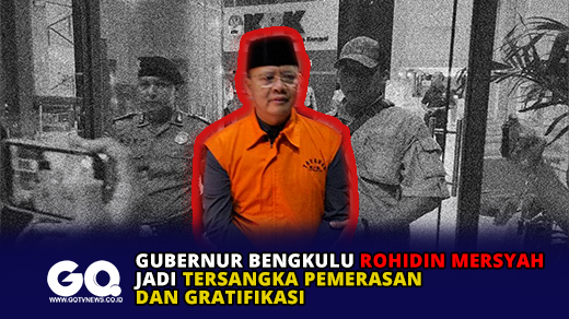 Gubernur Bengkulu Rohidin Mersyah Jadi Tersangka Pemerasan dan Gratifikasi