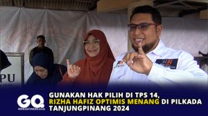 Gunakan Hak Pilih di TPS 14, Rizha Hafiz Optimis Menang di Pilkada Tanjungpinang 2024