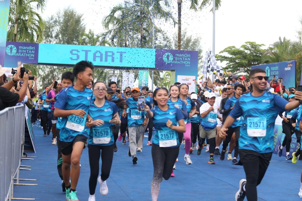 2.400 Runners Turut Ambil Bagian Dalam Mandiri Bintan Marathon 2024.