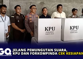 Jelang Pemungutan Suara, KPU dan Forkompinda Cek Kesiapan TPS