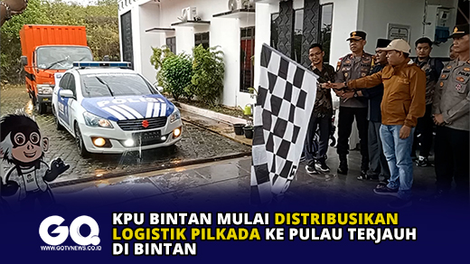 KPU Bintan Mulai Distribusikan Logistik Pilkada ke Pulau Terjauh di Bintan