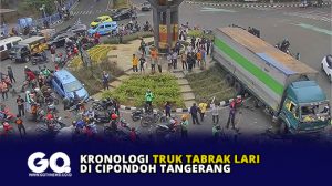 Kronologi Truk Tabrak Lari di Cipondoh Tangerang