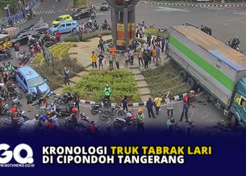 Kronologi Truk Tabrak Lari di Cipondoh Tangerang