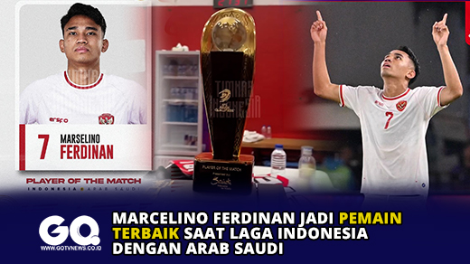 Marcelino Ferdinan Jadi Pemain Terbaik Saat Laga Indonesia dengan Arab Saudi