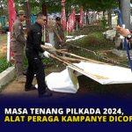 Masa Tenang Pilkada 2024, Alat Peraga Kampanye Dicopot