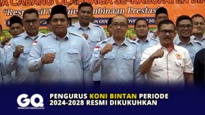 Pengurus KONI Bintan Periode 2024-2028 Resmi Dikukuhkan
