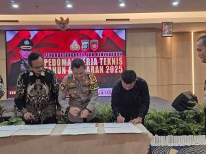 Ditpamobvit Polda Kepri Laksanakan Penyerahan Pedoman Kerja Teknis TA 2025
