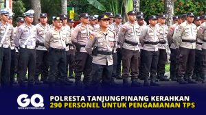 Polresta Tanjungpinang Kerahkan 290 Personel untuk Pengamanan TPS