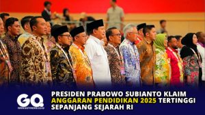 Presiden Prabowo Subianto Klaim Anggaran Pendidikan 2025 Tertinggi Sepanjang Sejarah RI