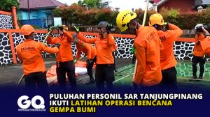 Puluhan Personil SAR Tanjungpinang Ikuti Latihan Operasi Bencana Gempa Bumi