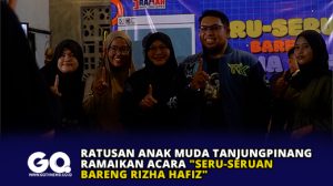 Ratusan Anak Muda Tanjungpinang Ramaikan Acara “Seru-Seruan Bareng Rizha Hafiz”
