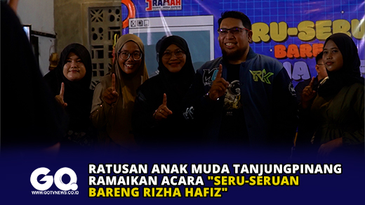 Ratusan Anak Muda Tanjungpinang Ramaikan Acara "Seru-Seruan Bareng Rizha Hafiz"