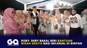 Roby- Deby Bakal Beri Bantuan Nikah Gratis Bagi Milenial di Bintan